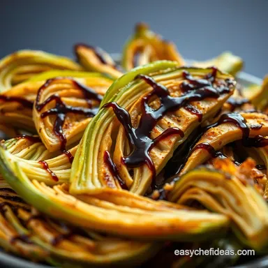 Roasted Cabbage Wedges: Balsamic Glaze Perfection! Recipe Card