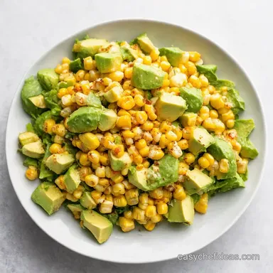 Summer Side Dishes Sorted Roasted Corn Avocado Salad