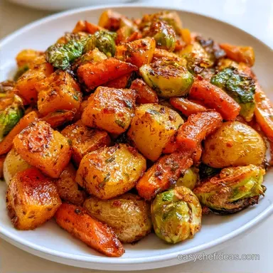 Roasted Vegetable Fall Salad with Feta