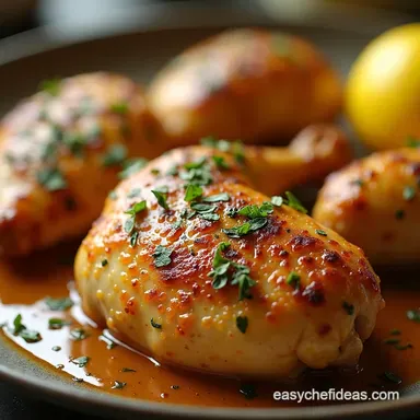 Easy Chicken Crockpot Dinners Rustic Lemon Herb Magic Recipe Card