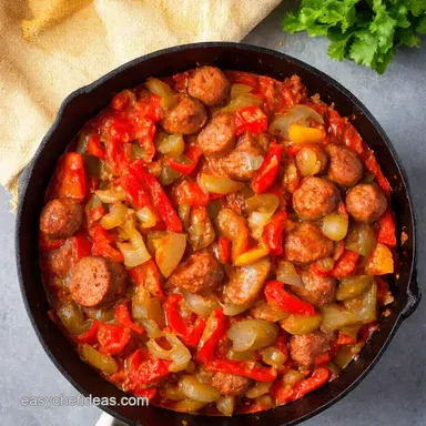 Sausage Peppers and Onions Recipe Street Fair Classic