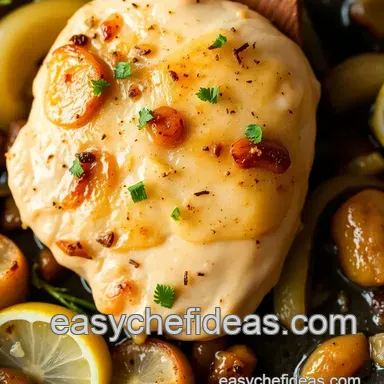 Easy & Juicy Saut&eacute;ed French Onion Chicken with Gruy&egrave;re: My Family's Favorite Recipe Recipe Card