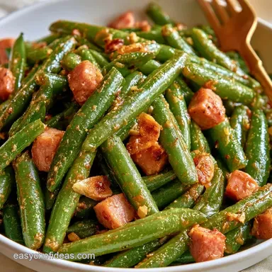 Smoked Turkey Green Beans in 22 Minutes