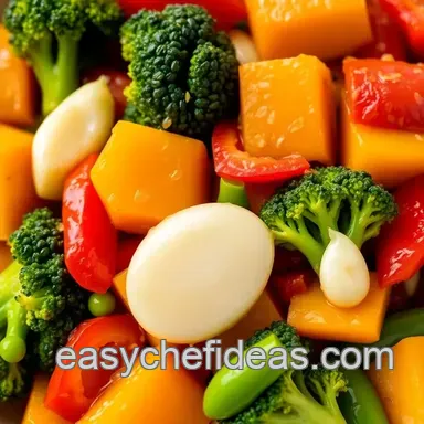 Easy Sautéed Kabocha Squash with Vibrant Veggies: A Delicious Cozy Side Recipe Card