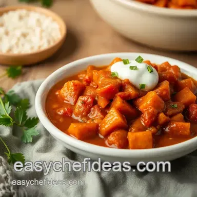 Ultimate Saut&eacute;ed Pumpkin Chili with Spicy Kick: Cozy Comfort Food Recipe Card