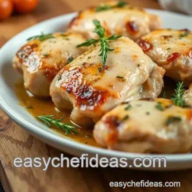 My Juicy Chicken Thigh Recipes: Savory Herb Garlic Roasted Delight Recipe Card