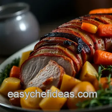 Easy Savory Slow-Cooked Loin Roast Recipes: Family Favourite to Cherish Recipe Card