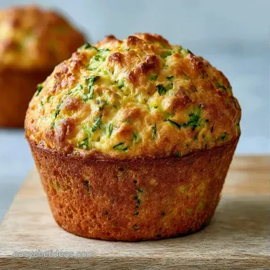 Savoury Zucchini Muffins in 30 Minutes Recipe Card