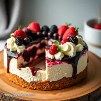 Mumas Schwarzwlder Kse Torte Black Forest Cheesecake Bliss Recipe Card