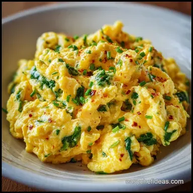 Scrambled Eggs in 7 Minutes Recipe Card