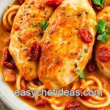 How to Sear Chicken in Creamy Tomato Sauce: A Delicious Comfort Dish Recipe Card