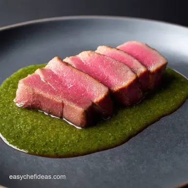 How to Cook Tuna Seared Ahi with Wasabi Glaze Easy