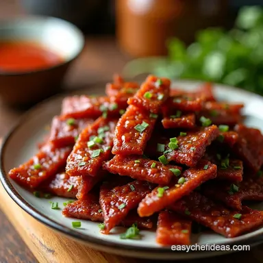 Seoulfully Sweet My Korean Beef Jerky Recipe Thats Recipe Card