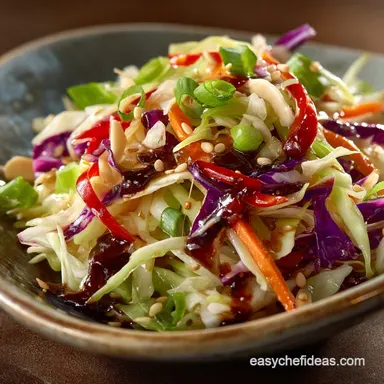 SesameGinger Asian Coleslaw Recipe The Emperors Crunch Slaw Recipe Card