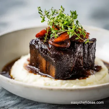 Short Rib Recipe: Braised for 4 Servings