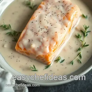 Easy Silky Salmon Cream Sauce Recipe with a Zesty Twist Recipe Card