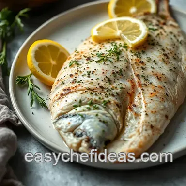 Baked Branzino Recipe: Simple Lemon & Herb Perfection! Recipe Card
