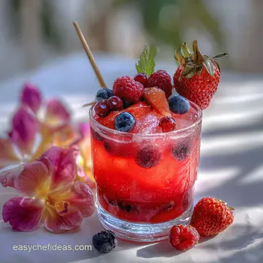 Fruit Alcohol Cocktail Recipe in 10 Minutes: Velvety Recipe Card