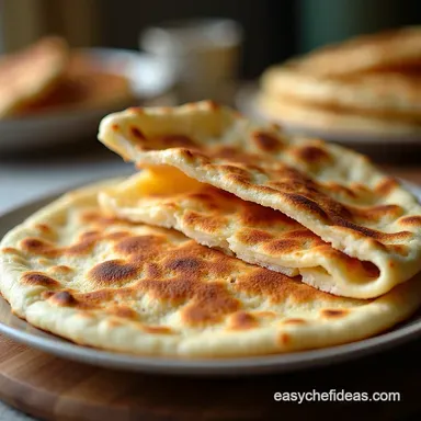 Easy Unleavened Flatbread Recipe Rustic Puffing in 50 Mins