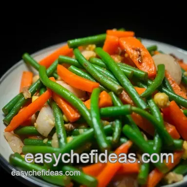Easy & Flavorful Stir Fry with Green Beans: A Family Favorite Recipe Recipe Card