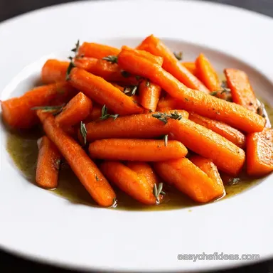 Saut&eacute;ed Carrots Sizzling Sweetness with Thyme
