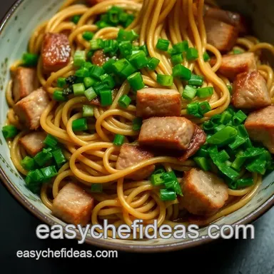 Sizzling Yaki Soba: Quick Weeknight Noodle Fix Recipe Card