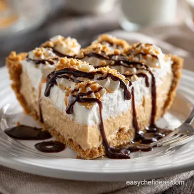 Skinny NoBake Peanut Butter Pie: Easy, Low-Calorie Dessert Recipe Recipe Card