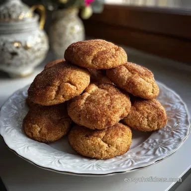 Skinny Whole Wheat Snickerdoodles: Crispy Crust, Pillowy Center
