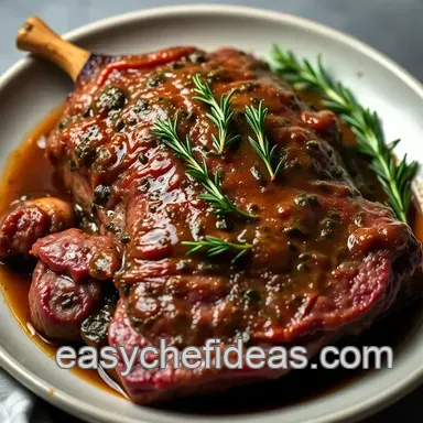 Easy & Juicy Boneless Leg of Lamb Slow Cooker: My Fail-Proof Herb Glazed Method Recipe Card