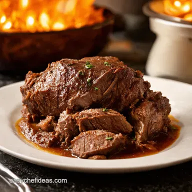 Easy Slow Cooker Balsamic Pot Roast My GoTo Recipe Recipe Card