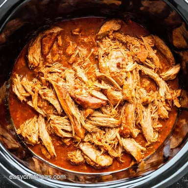 Crockpot Meals Easy BBQ Pulled Chicken Sorted Recipe Card
