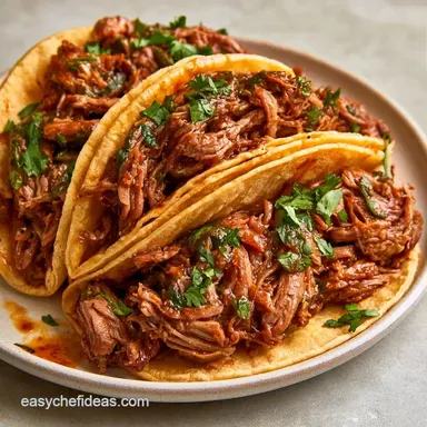 Slow-Cooked Beef Tacos Recipe Card