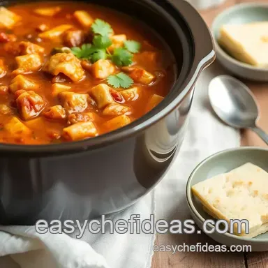 Easy Slow Cooker Chicken Enchilada Soup: A Cozy Family Favorite! Recipe Card