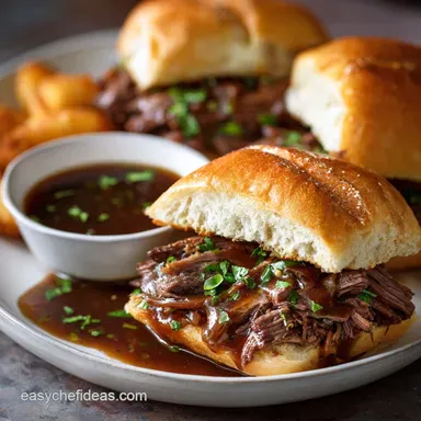 Slow Cooker French Dip Sandwiches: Pub-Style Beef Proper Au Jus Recipe