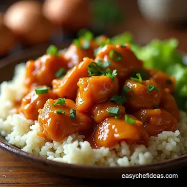 Slow Cooker General Tsos Chicken Takeout Fakeaway Recipe Card