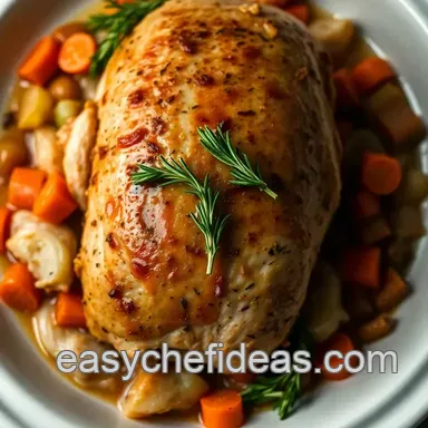 Juicy Slow Cooker Turkey Breast: Rosemary & Garlic Bliss! Recipe Card