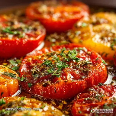 Oven Roasted Tomatoes: Liquid Sunshine Slow-Roast Recipe Recipe Card