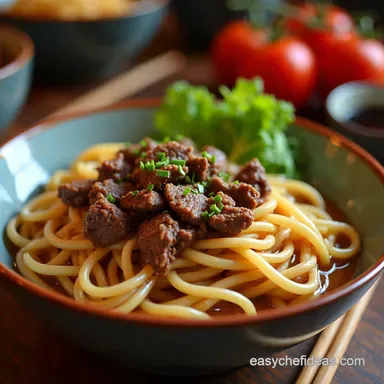 Beef Udon Noodles My SlurpWorthy Weeknight Winner Recipe Card