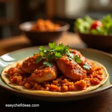 Authentic Smoky Chipotle Chicken Tinga Recipe Recipe Card