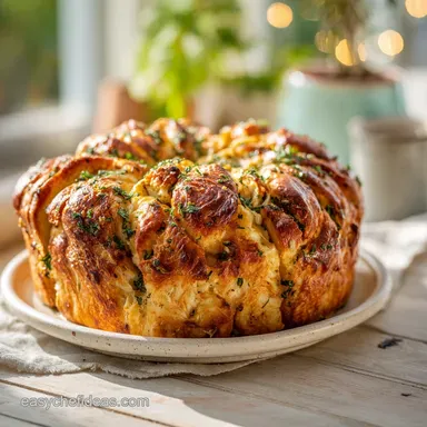 Sourdough Discard Recipe with Garlic and Herbs in 110 Minutes Recipe Card