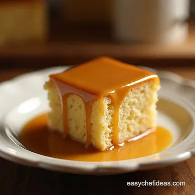 Caramel Cake With Creamy Caramel Southern Comfort Delight Recipe Card