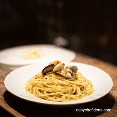 Spaghetti alle Vongole My Italian Coastal Escape Recipe Card