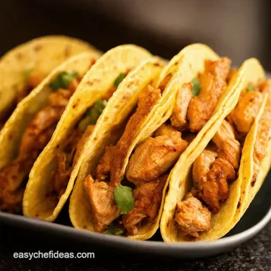 Speedy Chipotle Chicken Tacos Easy Rotisserie Remix Recipe Card