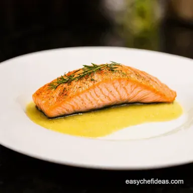 Cuisine Rapide Speedy Lemon Herb Salmon Ready in Minutes Recipe Card