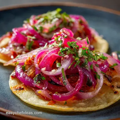 Quick Pickled Red Onions The Foolproof ACV Recipe for Tacos Recipe Card