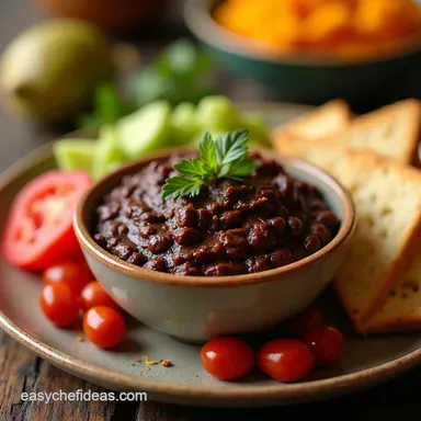 Spiced Black Bean Spread Recipe Better Than ShopBought Recipe Card