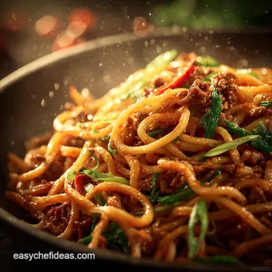 Beef Lo Mein Recipe Speedy Weeknight Winner Recipe Card