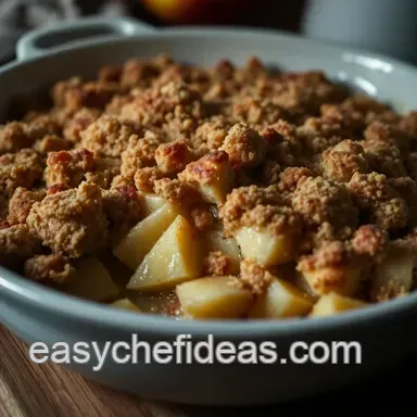Easy Spiced Apple Crumble Recipe: Proper Comfort Food! Recipe Card