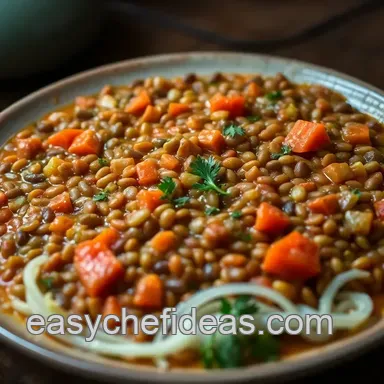 Easy Lentils Recipe: Spiced Lentil Stew, a Comfort Classic Recipe Card
