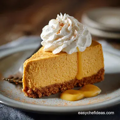Pumpkin Spice NoBake Cheesecake: Ultimate Easy Autumn Dessert Recipe Card